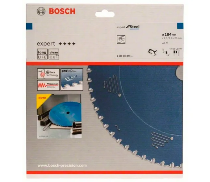 Disc pentru fierastrau electric BOSCH EX SL H 2608643055 184mm 1.6mm-2