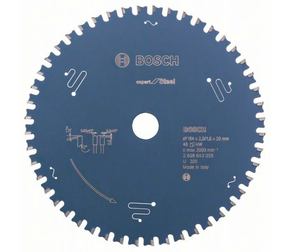 Disc pentru fierastrau electric BOSCH EX SL H 2608643055 184mm 1.6mm photo