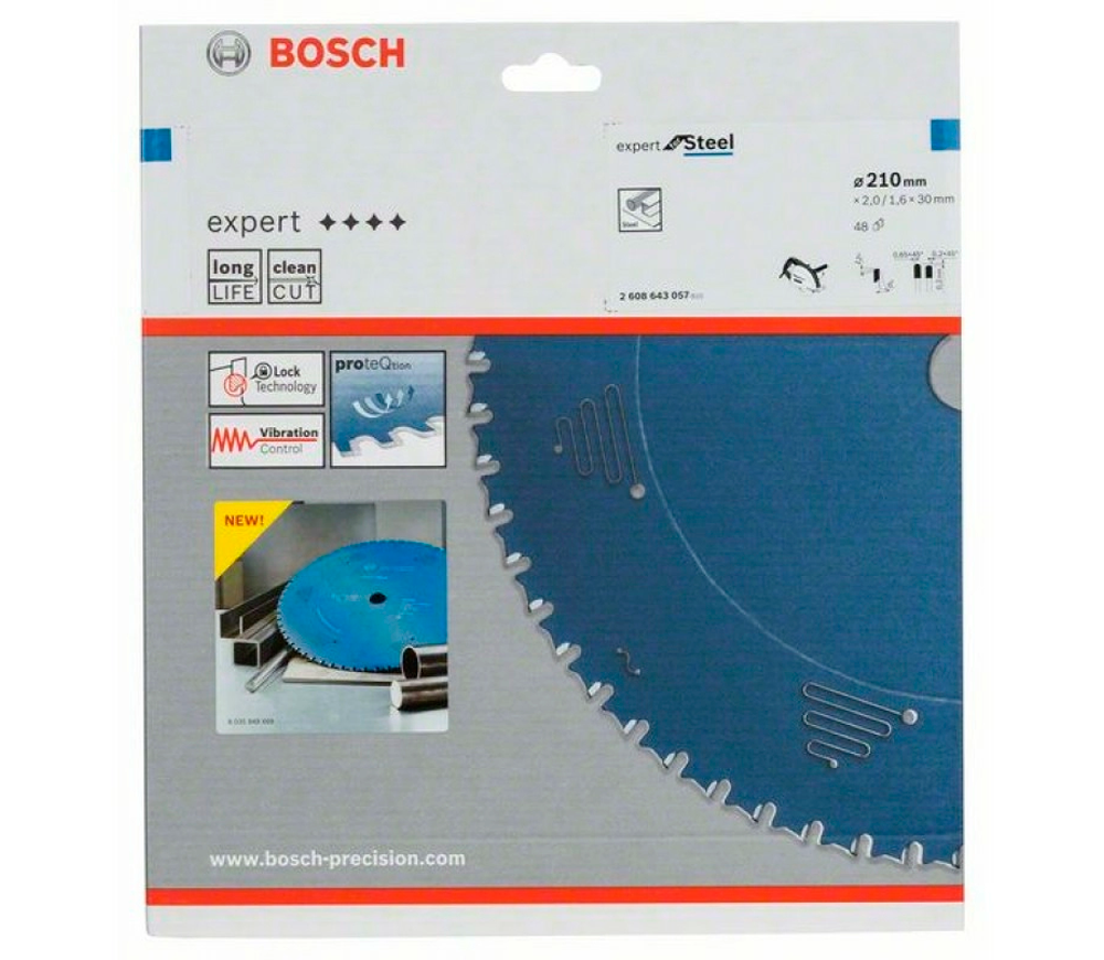 Disc pentru fierastrau electric BOSCH EX SL H 2608643057 210mm 1.6mm photo 0