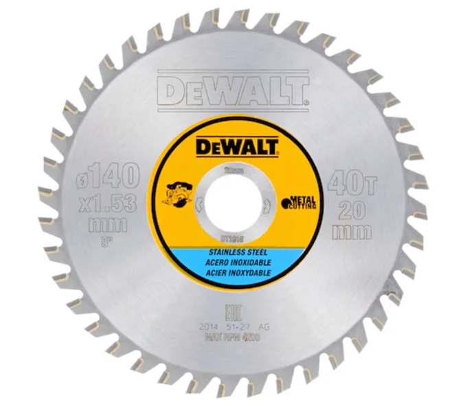 Disc pentru fierastrau electric DEWALT DT1918 140mm 1.53mm-1