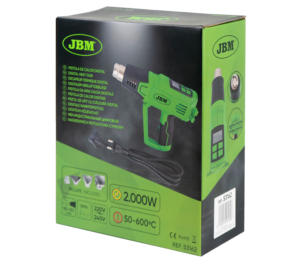Suflantă de aer cald JBM-53162 2000w 600°C photo 3