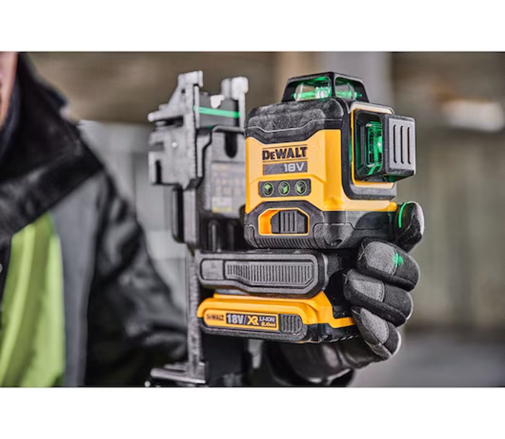 Nivelă cu laser (fără bat) DEWALT DCLE34031N-XJ 3fascicole 40m photo 2