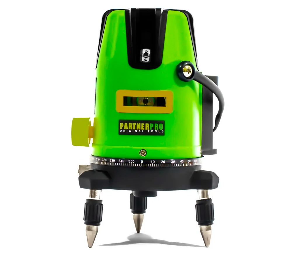 Nivelă cu laser PARTENERPRO PLE-5D 5fascicole 40m photo