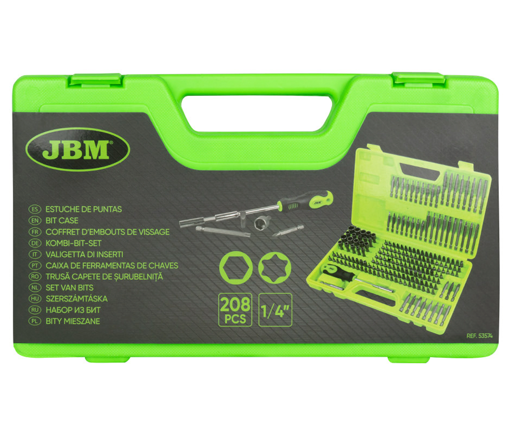 Set biți JBM-53574 PH/PZ/SL/TX/HEX 25/50/75mm photo 2