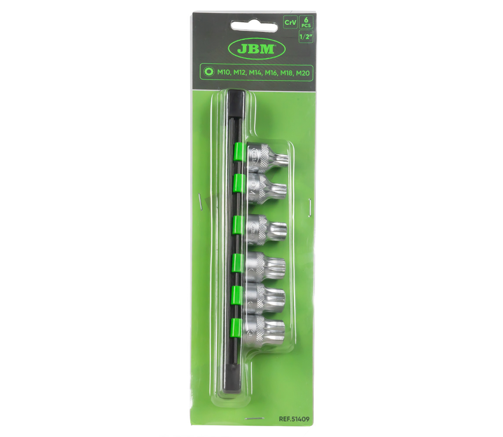 Набор бит JBM-51409 Spline M10-M20 photo 1