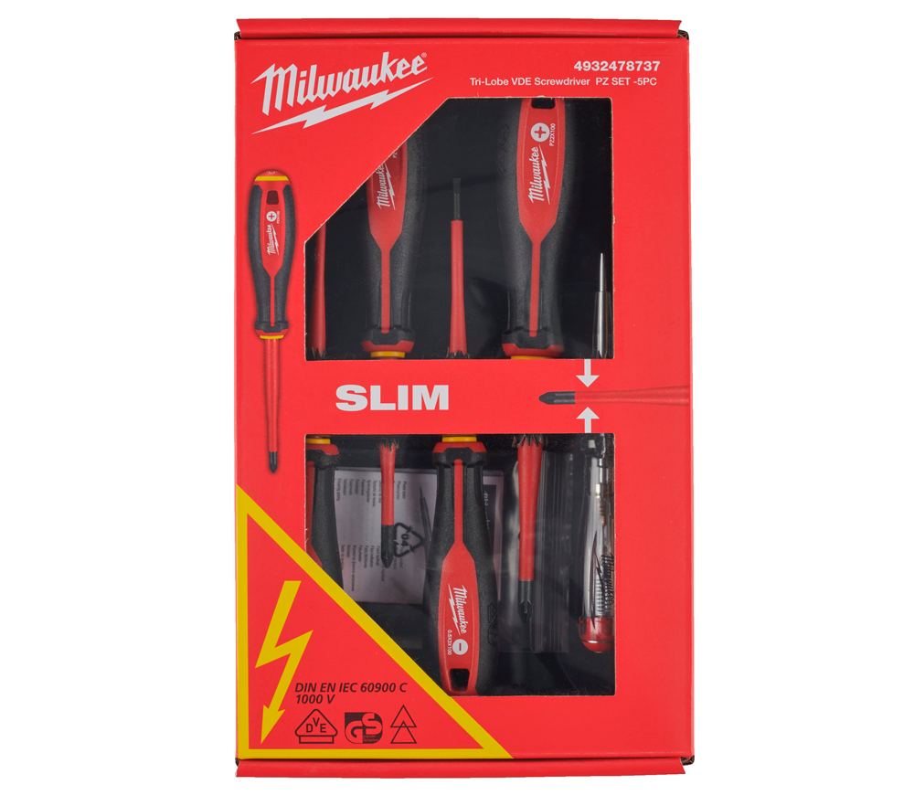 Set de șurubelnițe de electrician 5 buc MILWAUKEE VDE photo 2