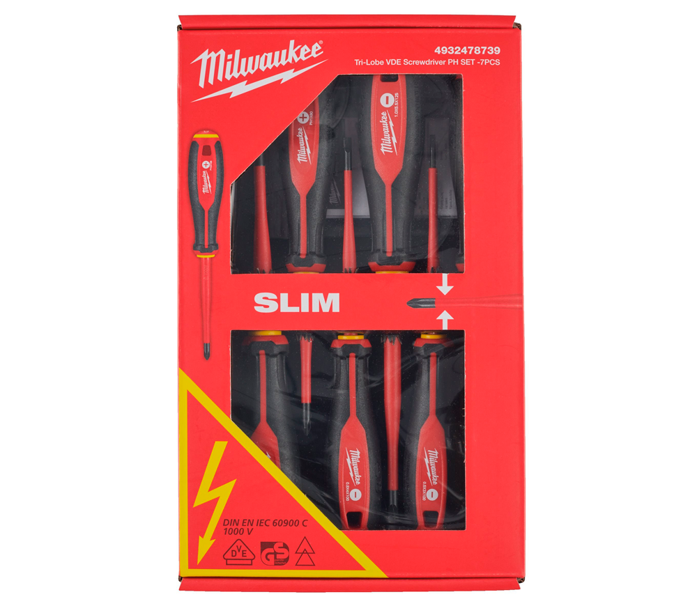 Set de șurubelnițe de electrician 7 buc MILWAUKEE VDE 2.5/5.5 photo 3