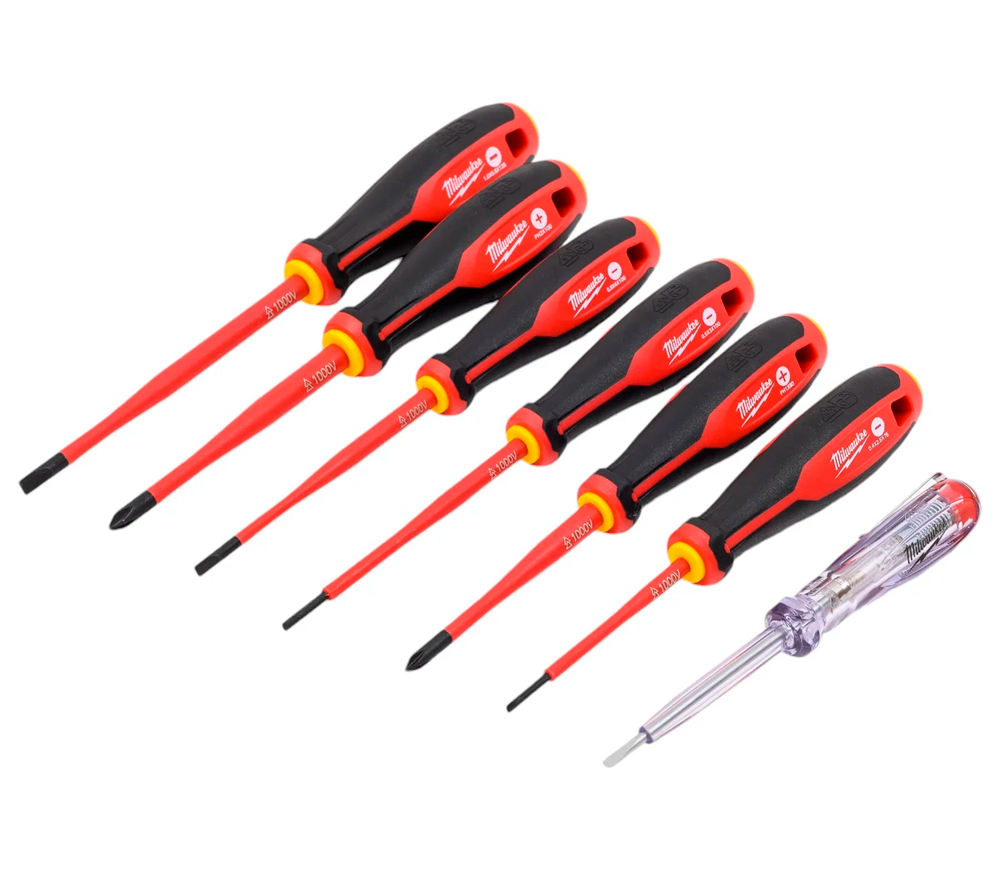 Set de șurubelnițe de electrician 7 buc MILWAUKEE VDE 2.5/5.5 photo