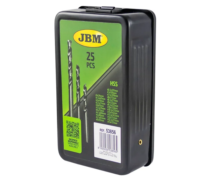 Набор сверл по металлу JBM-53856 1-13мм HSS-4