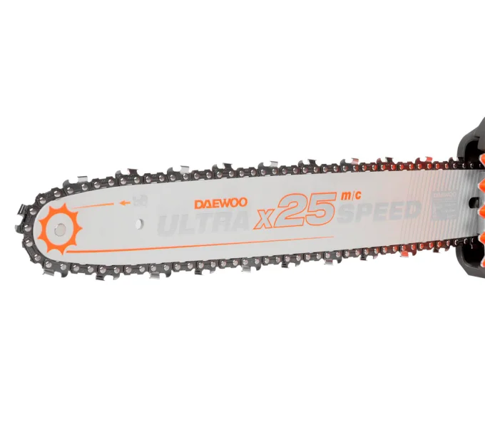 Цепная пила аккумуляторная DAEWOO DACS 1642Li SET 400мм 2x21В 5Ач-7