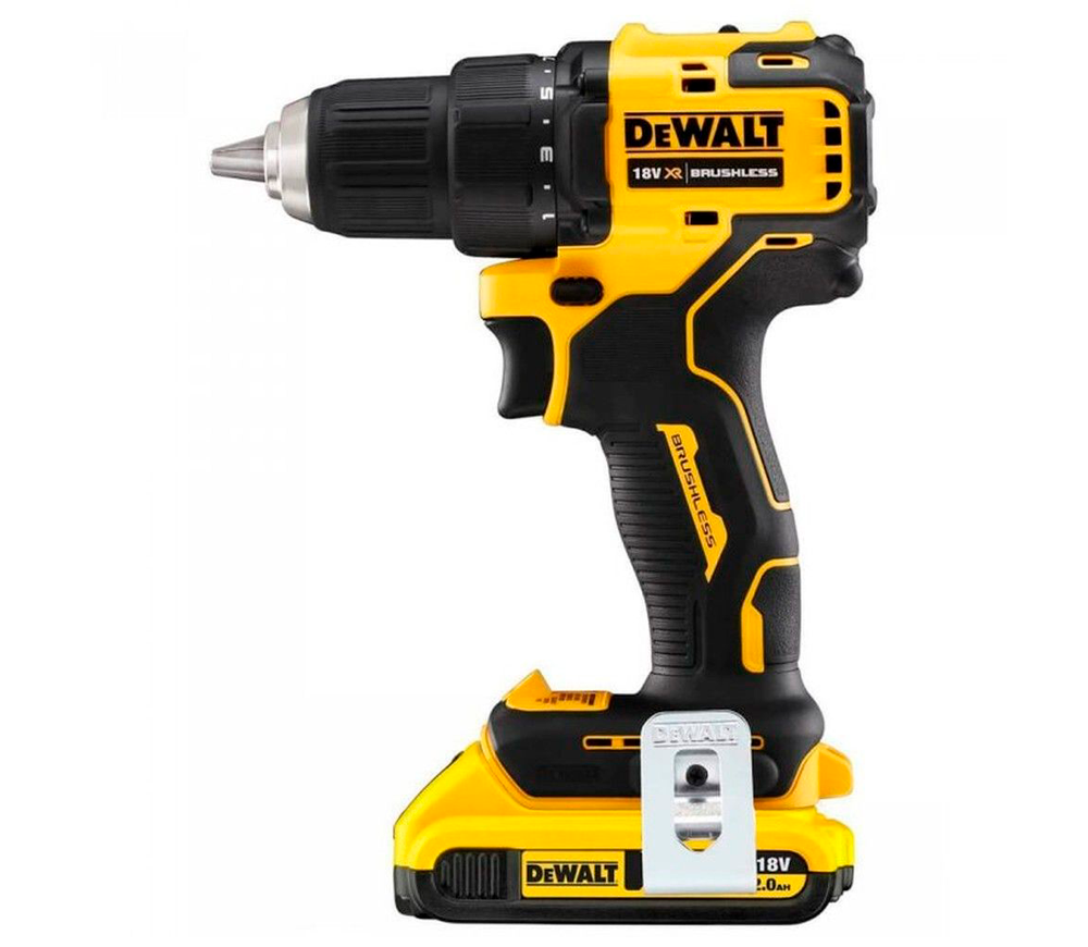 Mașină de înșurubat cu acumulator DEWALT DCD708D2T-QW 18V 2Ah photo 0