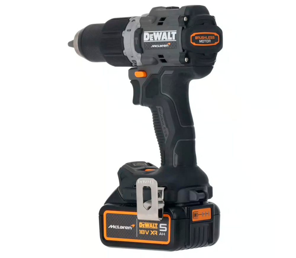Mașină de înșurubat cu percuție cu acum. DEWALT McLaren F1 Team DCD85MP2T-QW 18V 5Ah photo 2