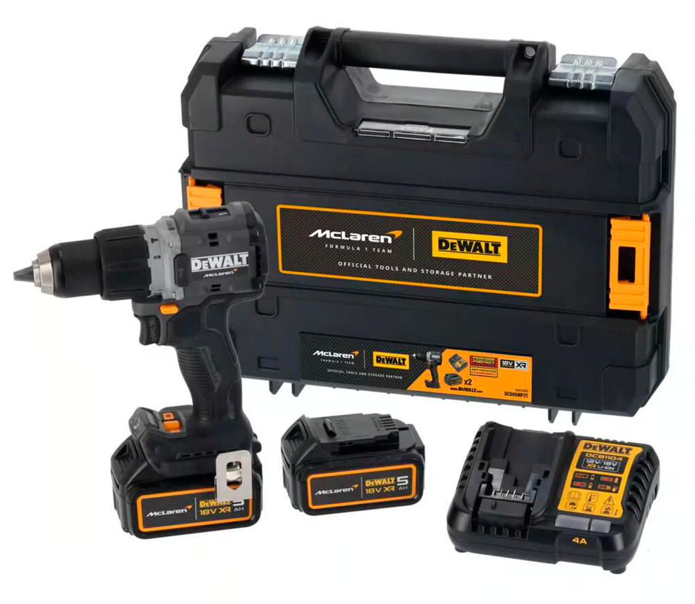 Mașină de înșurubat cu percuție cu acum. DEWALT McLaren F1 Team DCD85MP2T-QW 18V 5Ah photo