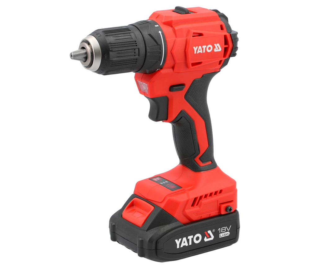 Шуруповёрт аккумуляторный YATO YT8277905 18В 2Ач photo