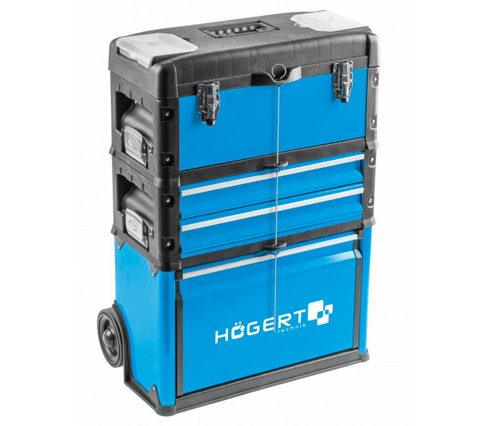 Тележка для инструментов HOEGERT HT7G080 Сталь/Пластик photo