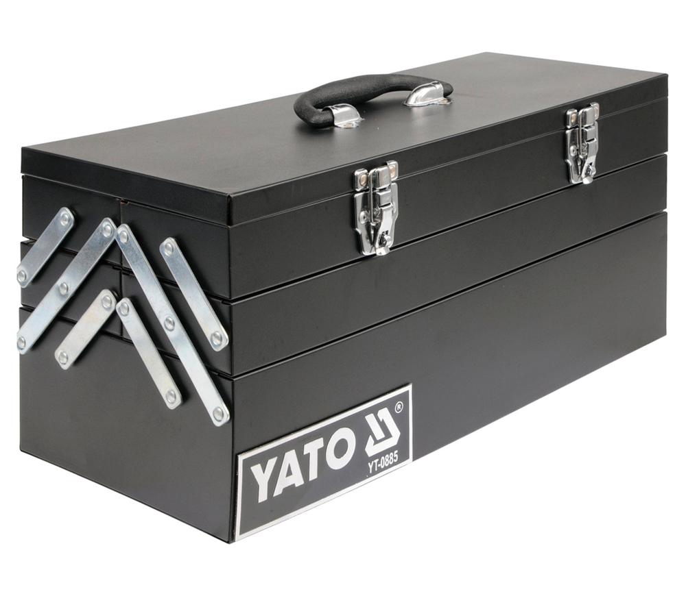 Ящик для инструментов 3-уровневый YATO YT0885 Сталь photo
