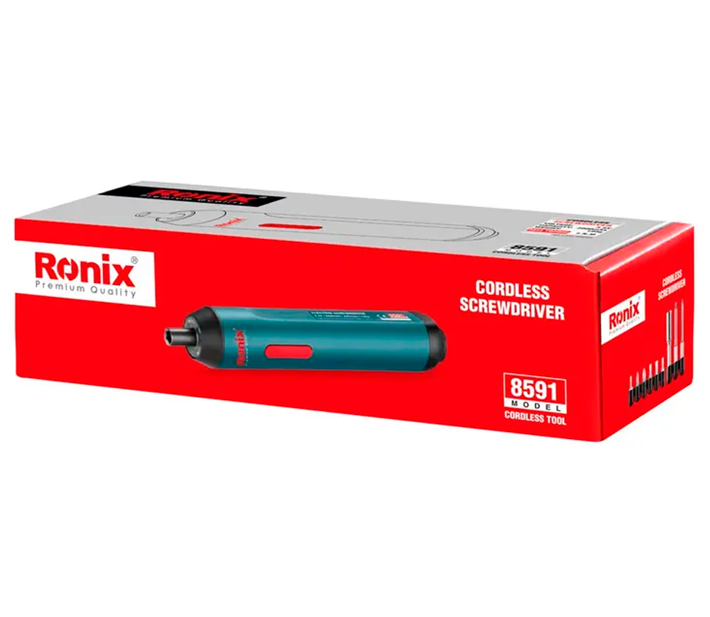 Отвертка аккумуляторная RONIX 8591 3.6В 2Ач photo 1