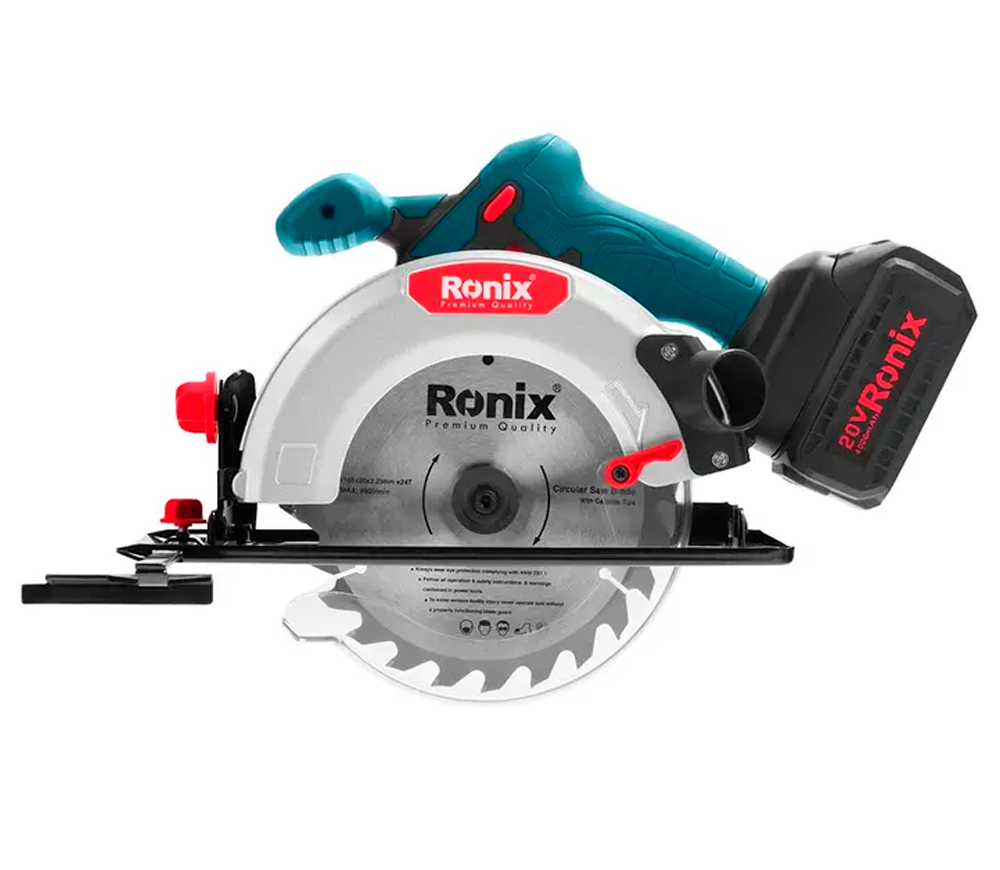 Дисковая пила аккумуляторная RONIX 8609 165мм 20В 4Ач photo 0