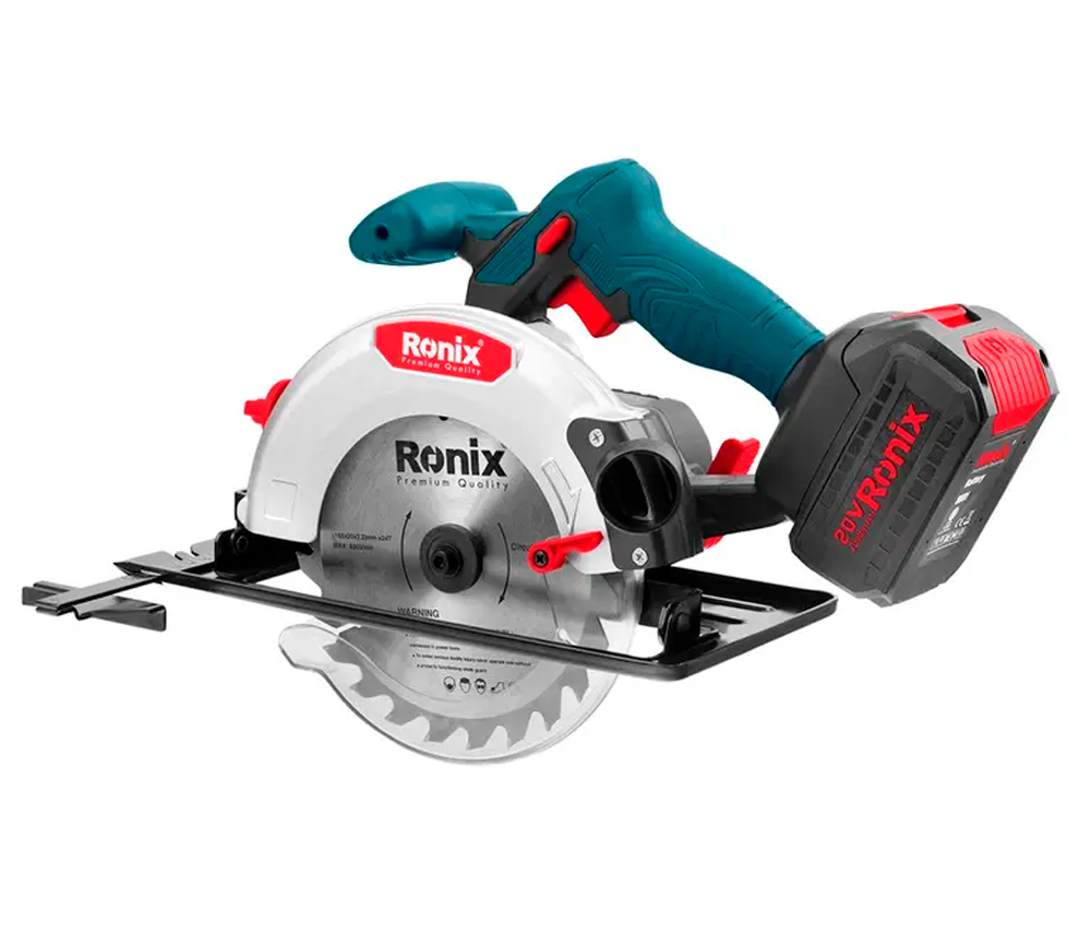 Дисковая пила аккумуляторная RONIX 8609 165мм 20В 4Ач photo