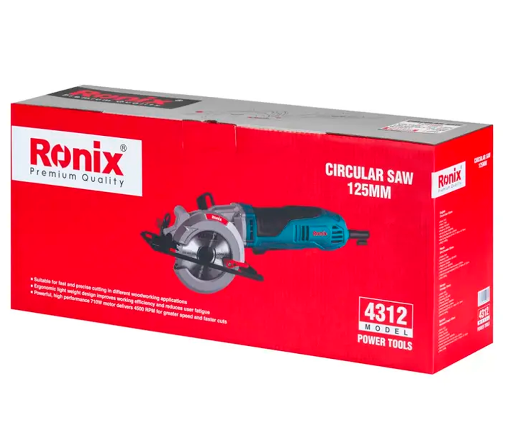 Дисковая пила RONIX 4312 710вт 125мм photo 1