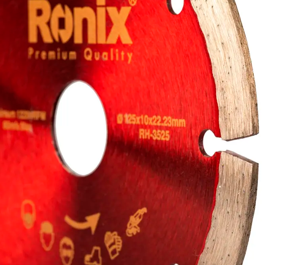 Алмазный отрезной диск RONIX RH-3525 125мм Сегментированный Мрамор/Гранит photo 2