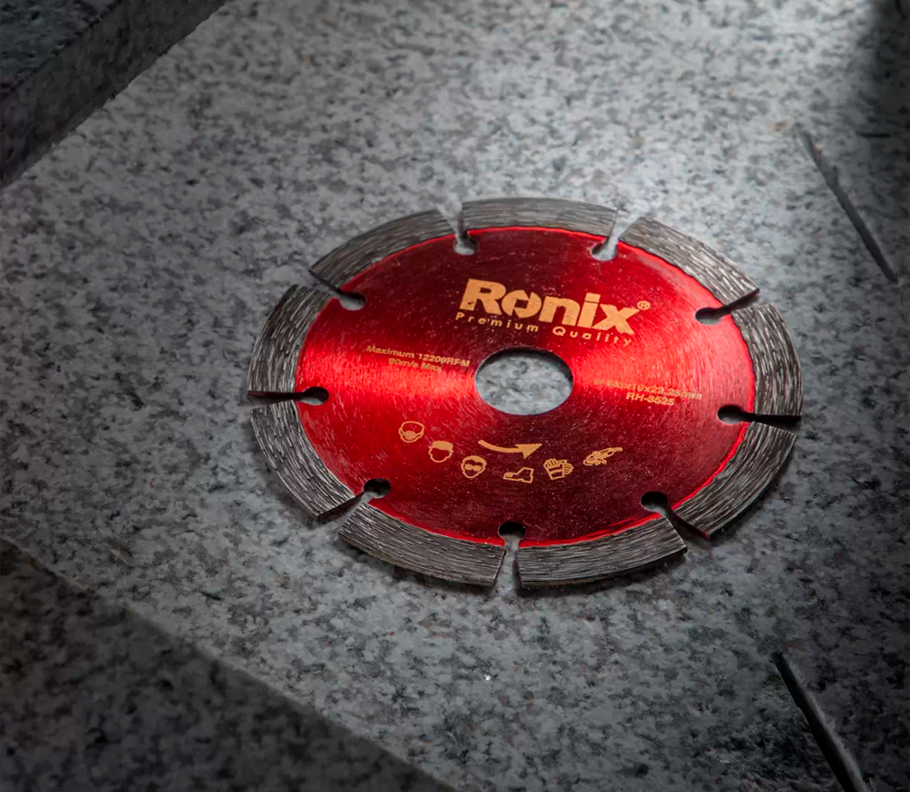 Алмазный отрезной диск RONIX RH-3525 125мм Сегментированный Мрамор/Гранит photo 4