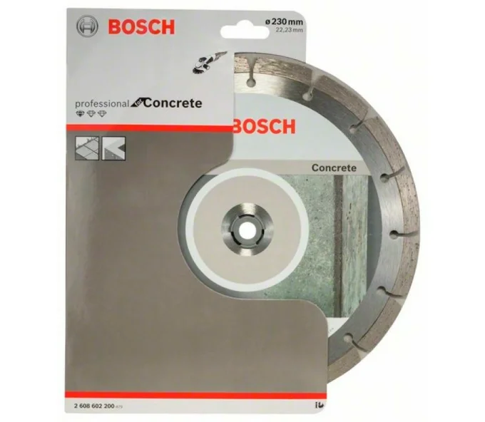 Disc de tăiat cu diamant BOSCH Standard for Concrete 230mm Segmentat Beton-2