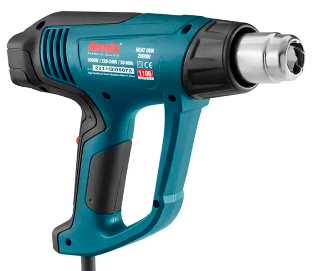 Suflantă de aer cald RONIX 1106 2000w 600°C photo 1