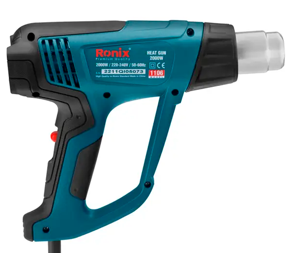 Suflantă de aer cald RONIX 1106 2000w 600°C photo 2