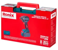 Masina de insurubat cu impact RONIX 8673 20V 4Ah 500Nm-11
