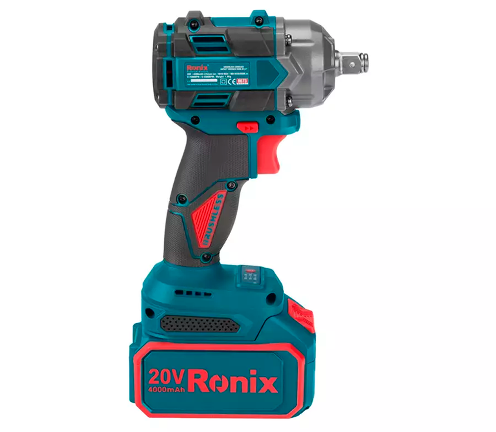 Гайковерт аккумуляторный RONIX 8673 20В 4Ач 500Нм photo 10