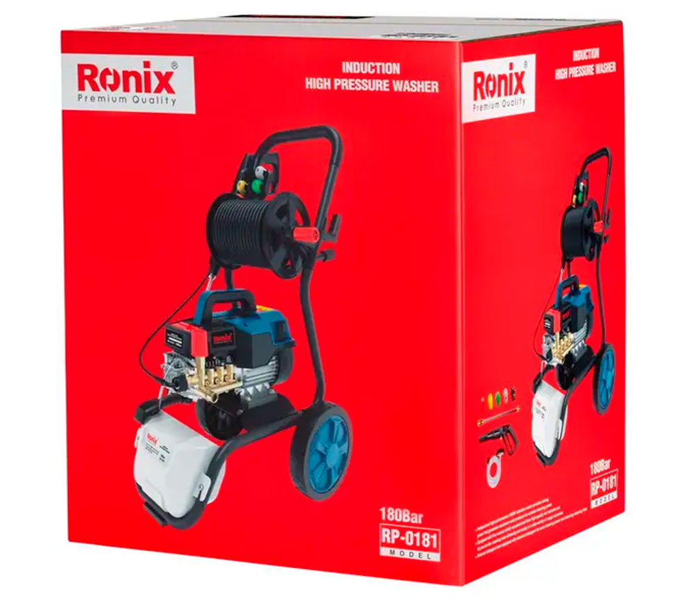 Мойка высокого давления RONIX RP-0181 2400вт 180бар 360л/ч photo 16