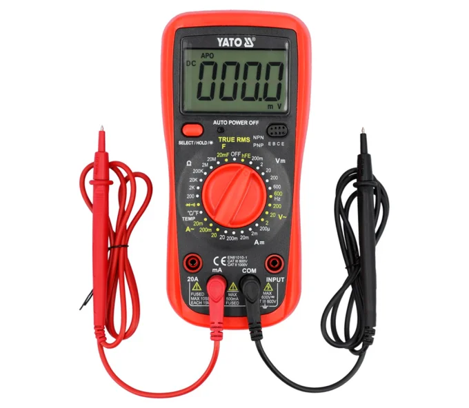 Multimetru digital YATO YT73083 0/600V 0/20A-5