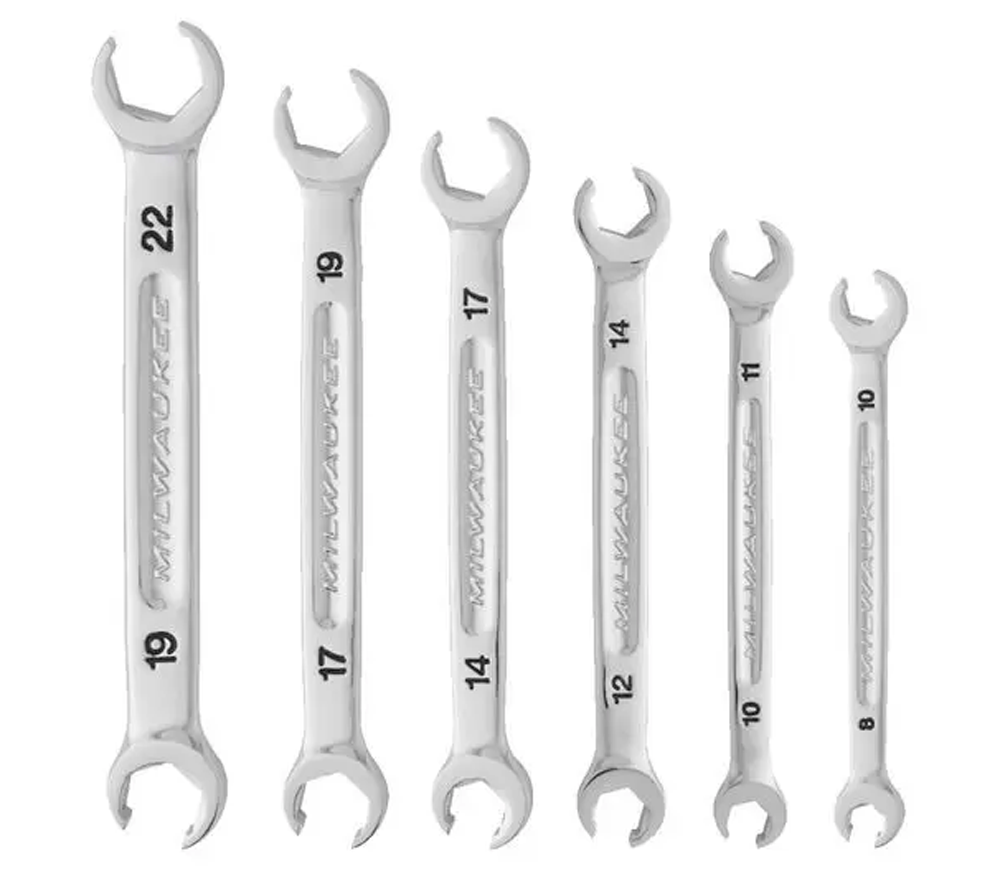 Набор разрезных ключей MILWAUKEE Flare Nut Spanner 8-22мм photo 0