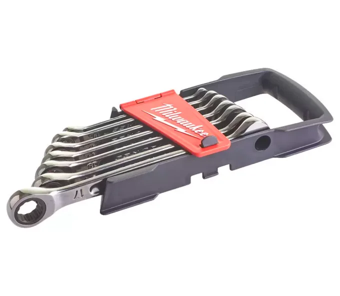 Set de 7 chei combinate cu clichet Milwaukee Maxbite 8-17mm-2