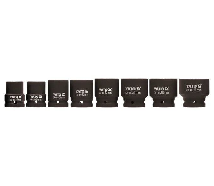 Set de 8 duze tubulare de impact YATO YT1115 22-41 mm-1