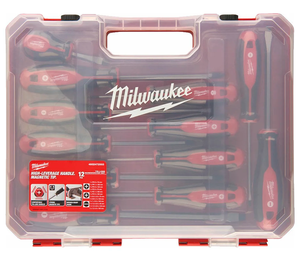 Набор отверток 12 шт MILWAUKEE Tri-Lobe S photo 1