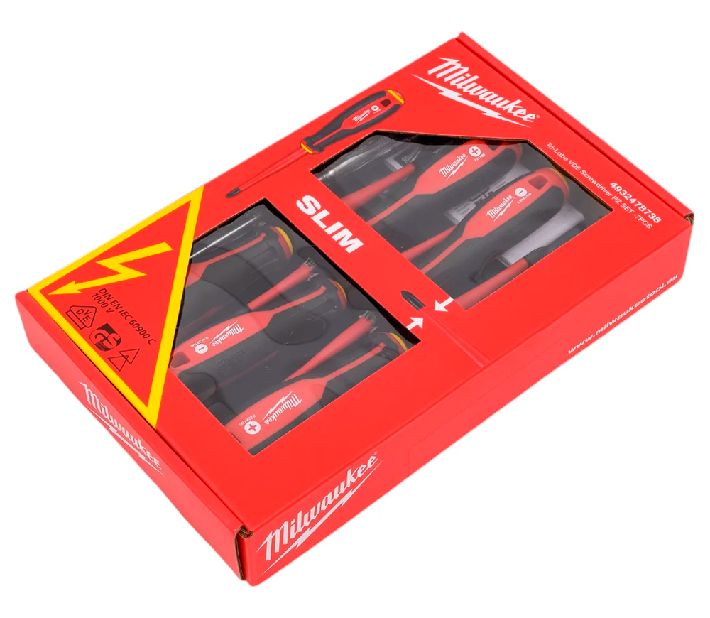 Set de șurubelnițe de electrician 7 buc MILWAUKEE VDE Tri-Lobe photo 1