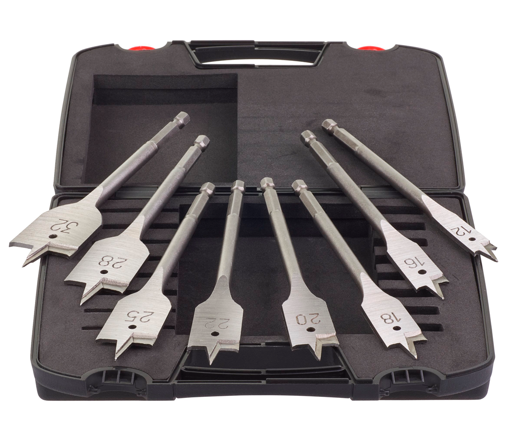 Set de burghie plate MILWAUKEE Shockwave FB Set 13-32mm Oțel photo