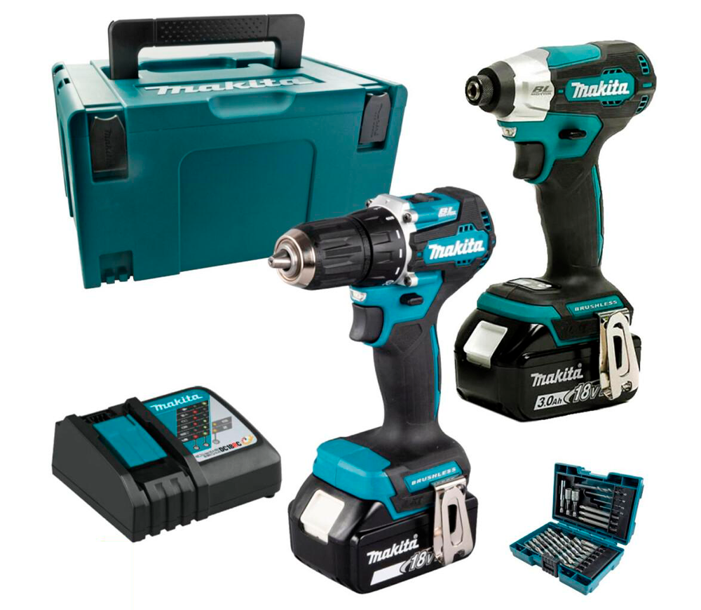 Набор аккумуляторных инструментов MAKITA DLX2423JX4 photo