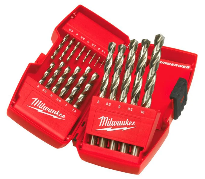 Set burghiuri pe metal MILWAUKEE Thunderweb 1-10mm HSS-G-1