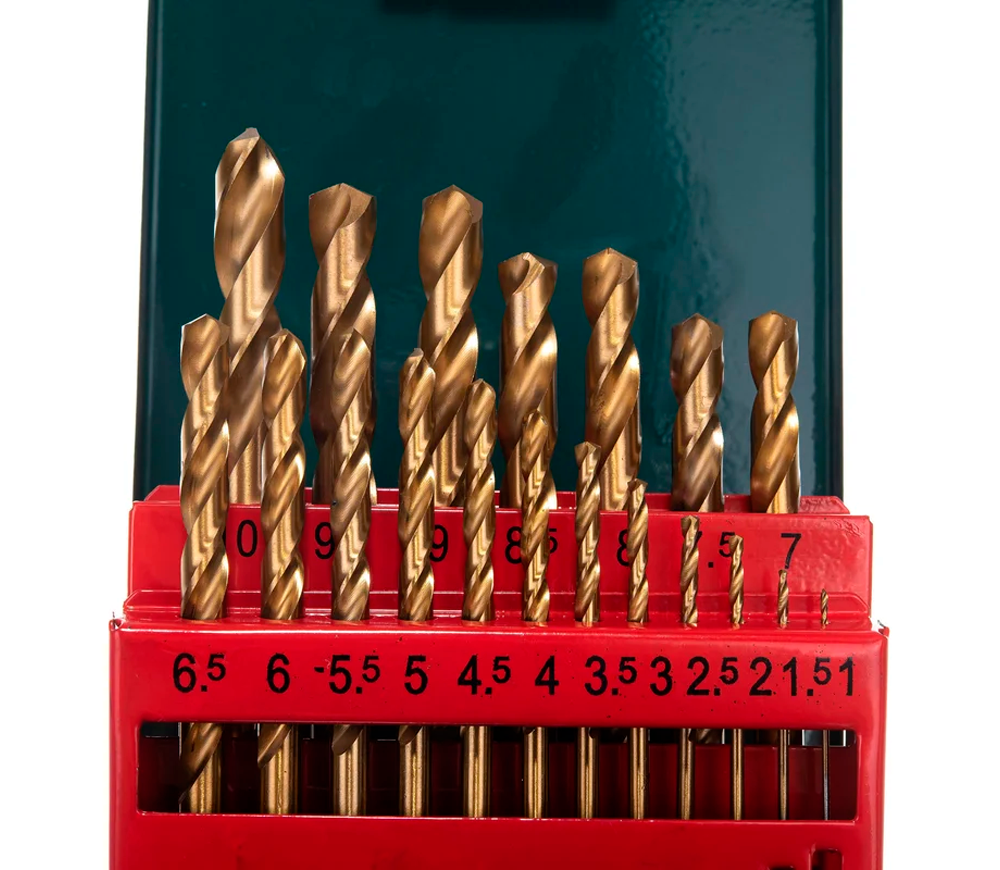 Set burghiuri pe metal METABO 627156000 1-10mm HSS-TIN photo 1