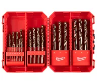 Set burghiuri pe metal MILWAUKEE RED COBALT 1-13mm HSS-CO-1