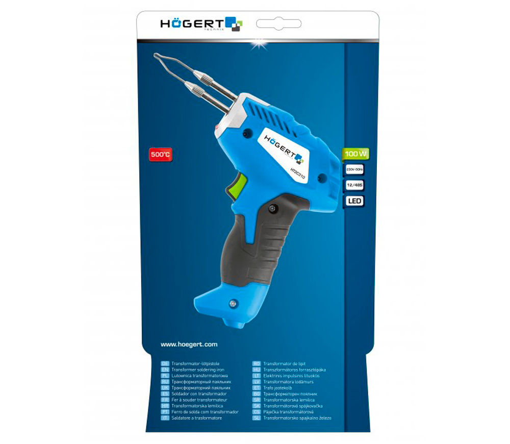 Stație de lipit HOEGERT HT2C310 100w 500°C Rețea photo 1