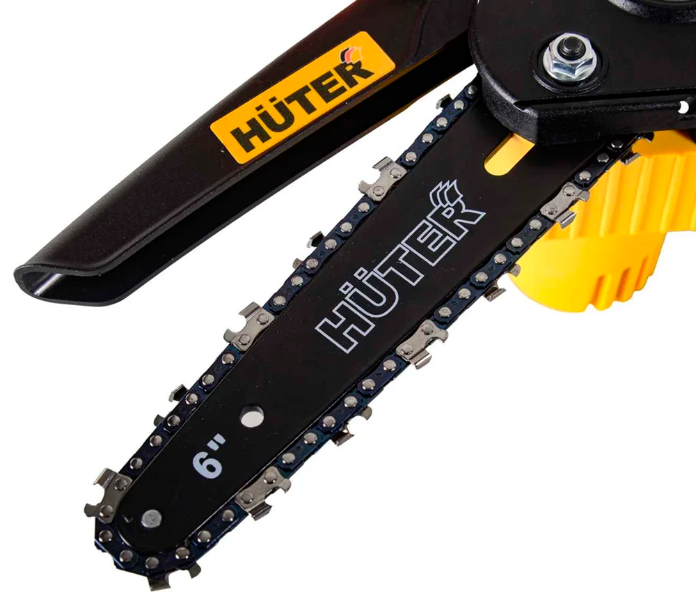 Цепная пила аккумуляторная HUTER ELS-2-Li-6K 150мм 20В 2Ач photo 0