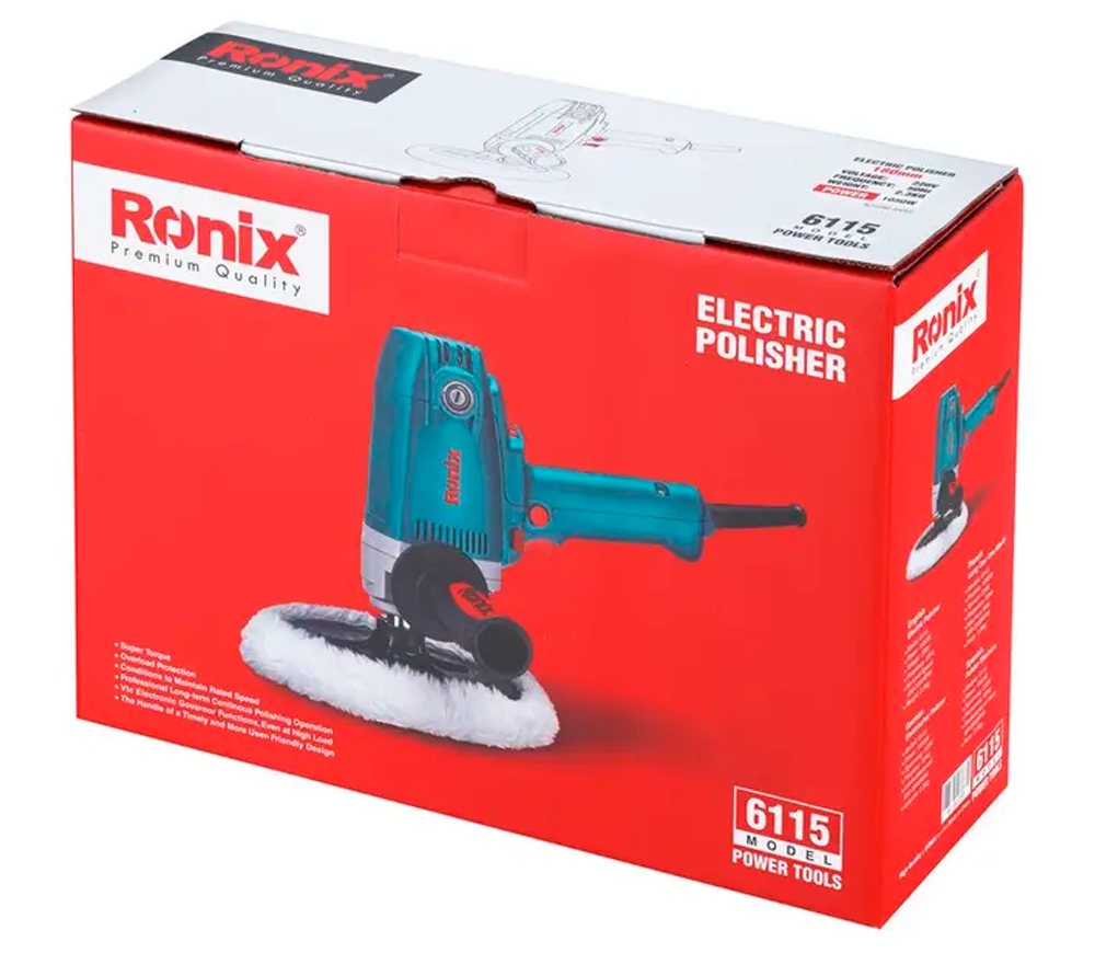 Mașină de polișat RONIX 6115 1050w 180mm photo 6