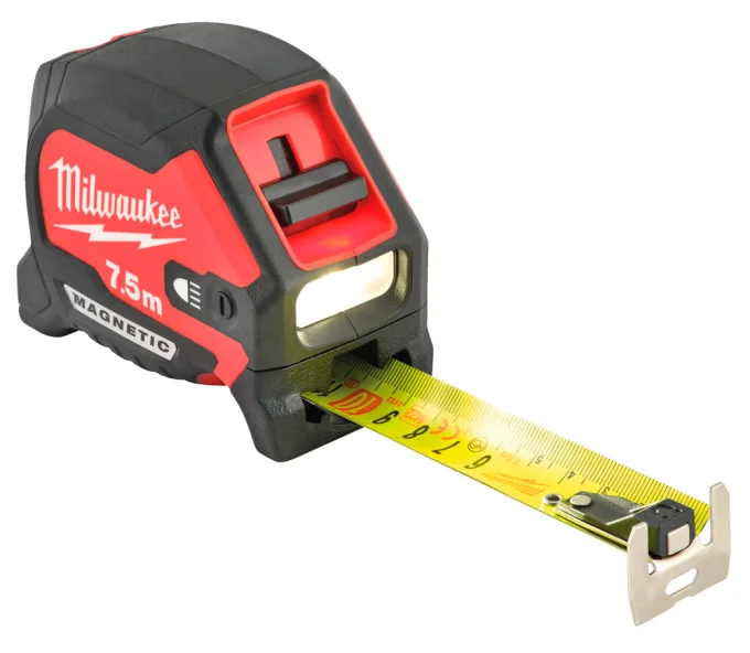 Ruletă MILWAUKEE LED Magnetic 7.5m-2