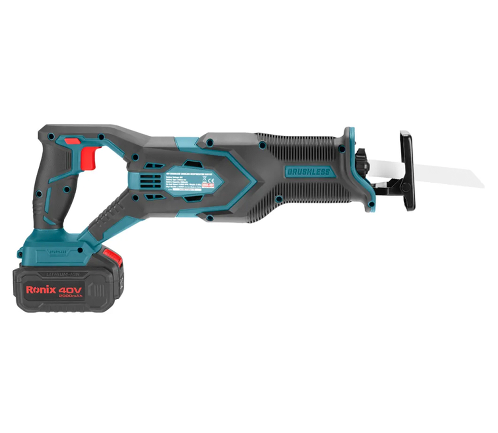Fierăstrău sabie cu acumulator RONIX 8904-40V 40V 2Ah photo 8