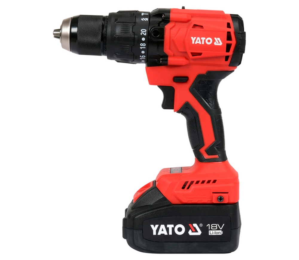 Шуруповёрт аккумуляторный ударный YATO YT8277915 18В 4Ач photo 2