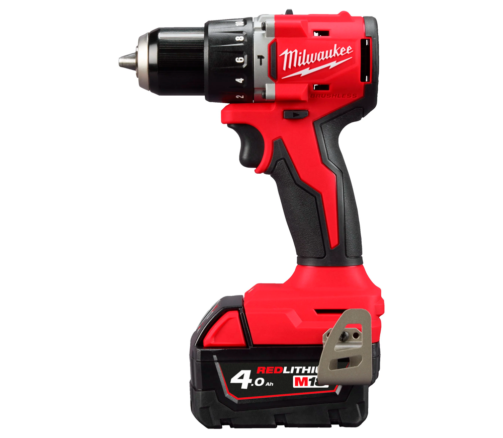 Шуруповёрт аккумуляторный ударный MILWAUKEE M18 BLPDRCMC-402C 18В 4Ач photo 0